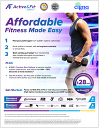 Active and Fit: May - July 2024  Flyer