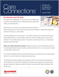 CareConnections Sharing Knowledge Newsletter - August 2024