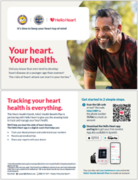 Hello Heart: Mens Health Postcard - June 2024