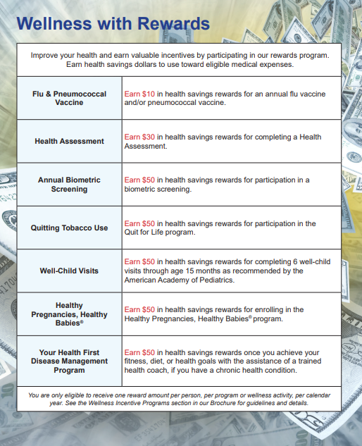 2025 FEHB High Option Wellness Rewards