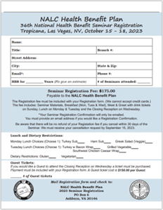 Seminar Registration Form