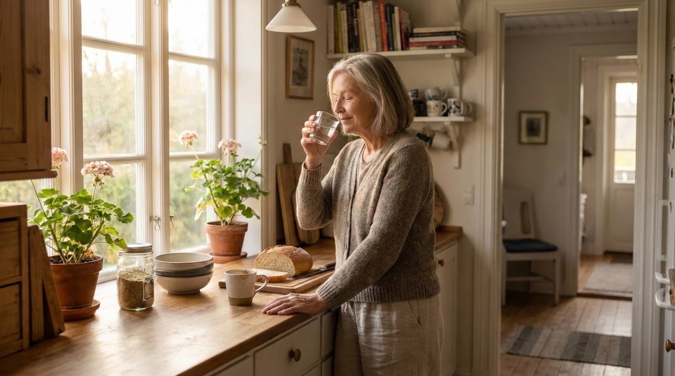 Illustration showing a stable, protected artery and reduced inflammation, representing the internal, unseen benefits of consistent statin adherence for people with established heart disease.