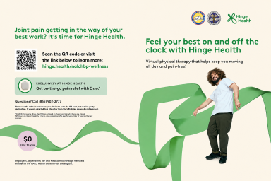 Feel your best on and off clock with Hinge Health