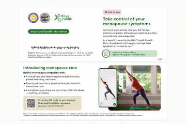 Take control of your menopause symptoms
